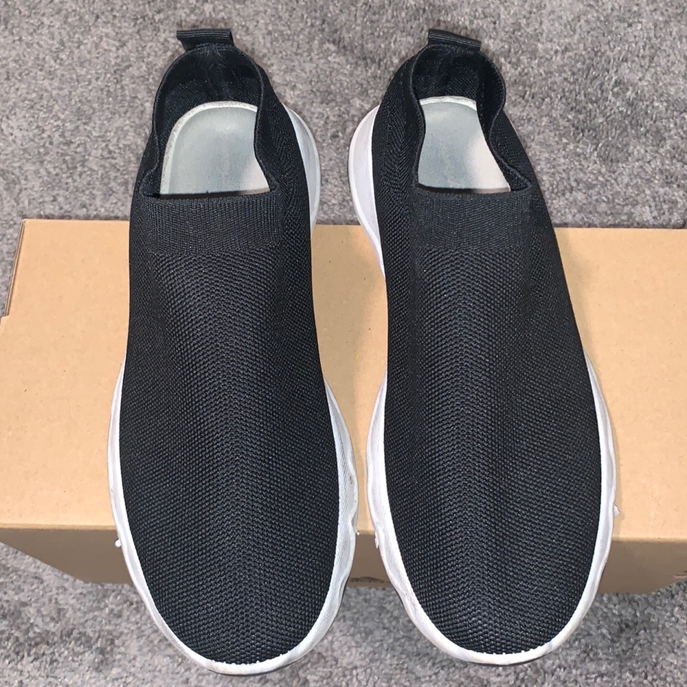Black Slip on Sneakers